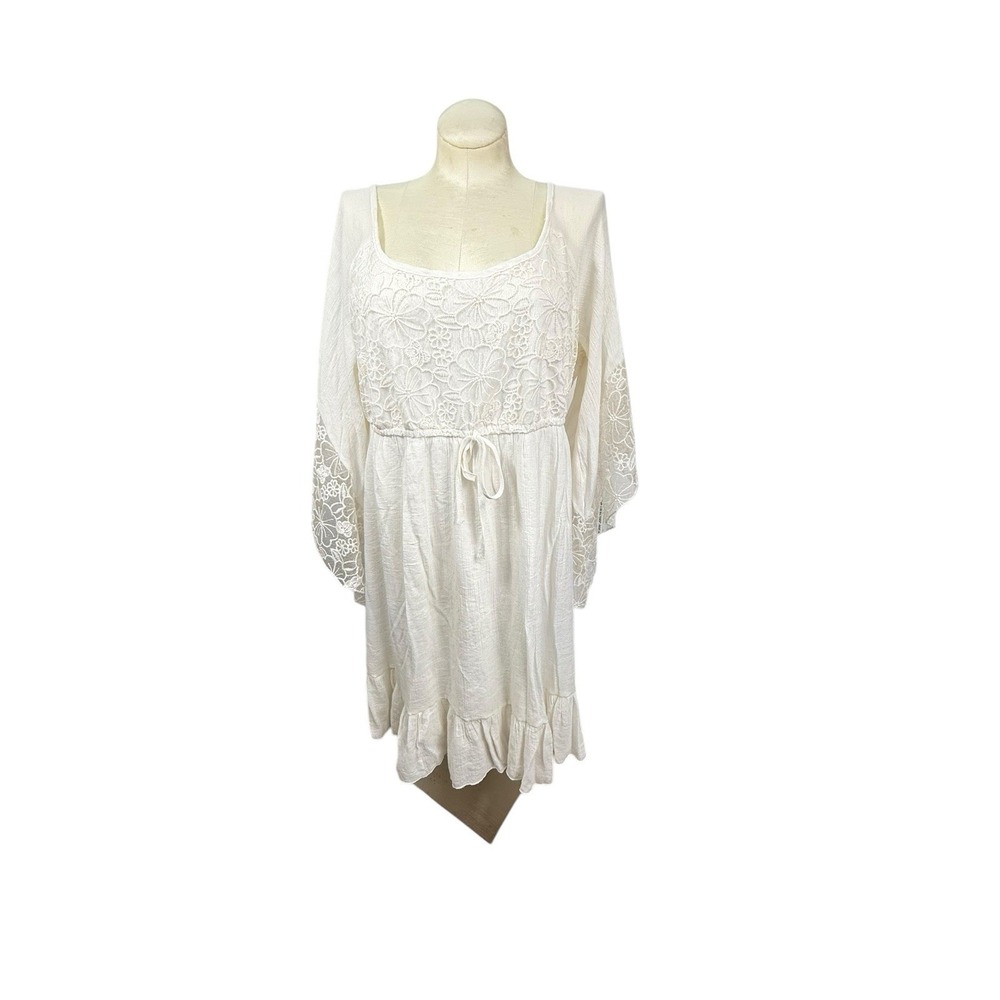 Women's Plus Size 2x Kings Road Ivory Dress Boho Fairy‎ Festival